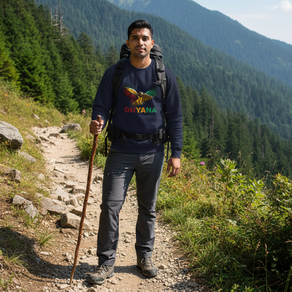 Harpie Eagle Sweatshirt — Guyana Wildlife Tribute