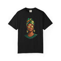 Afro Guyanese Woman Portrait with Headwrap & Sunglasses (Unisex T-Shirt)