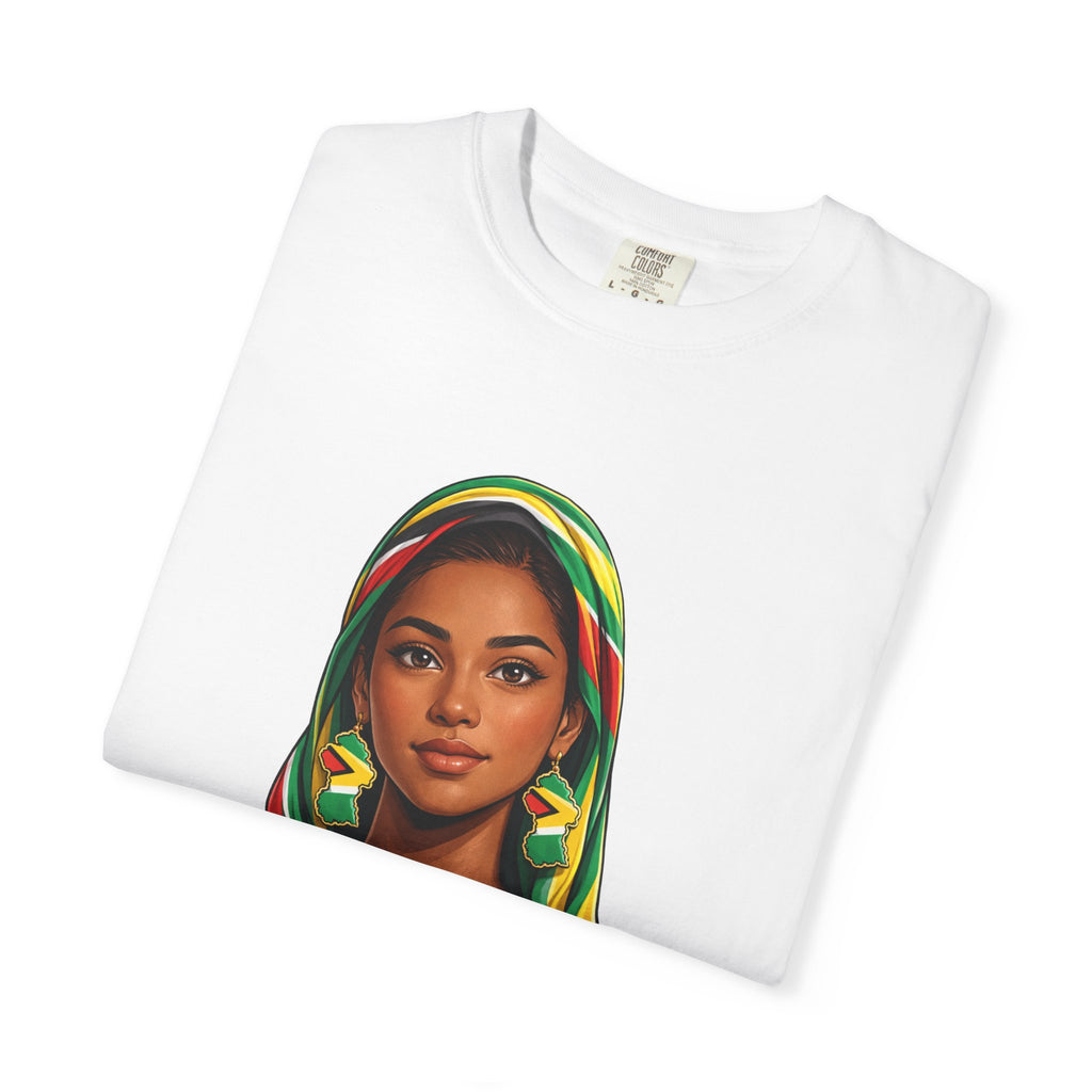 Indo Guyanese Woman Portrait with Headwrap — Unisex Tee