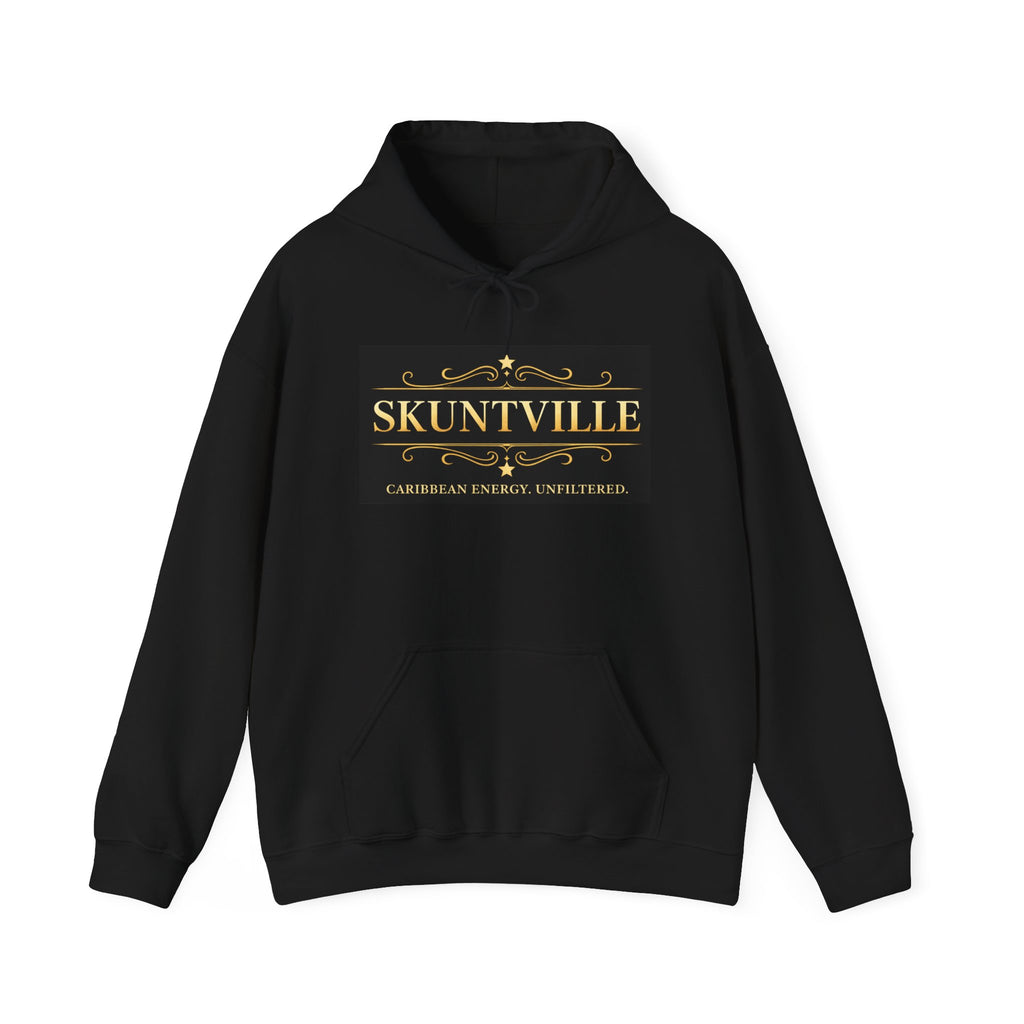 Skuntville Hoodie – Caribbean Energy. Unfiltered. (Unisex Pullover Hoodie)
