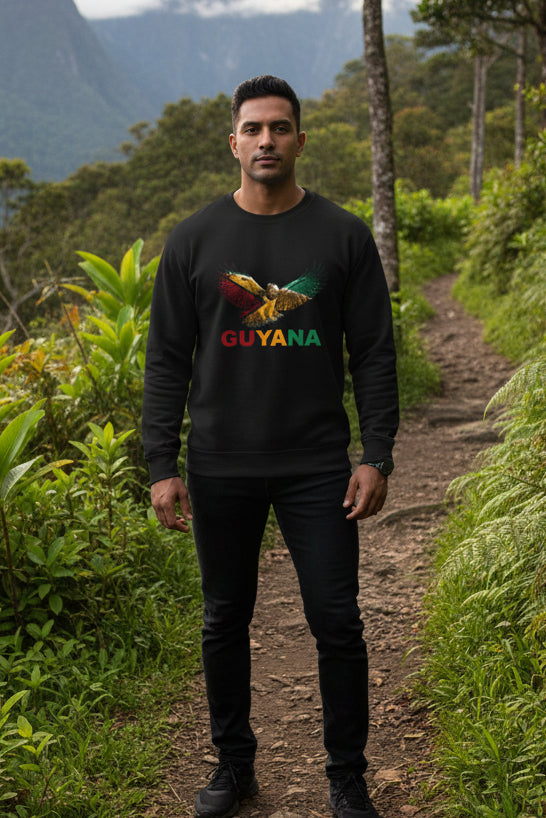 Harpie Eagle Sweatshirt — Guyana Wildlife Tribute