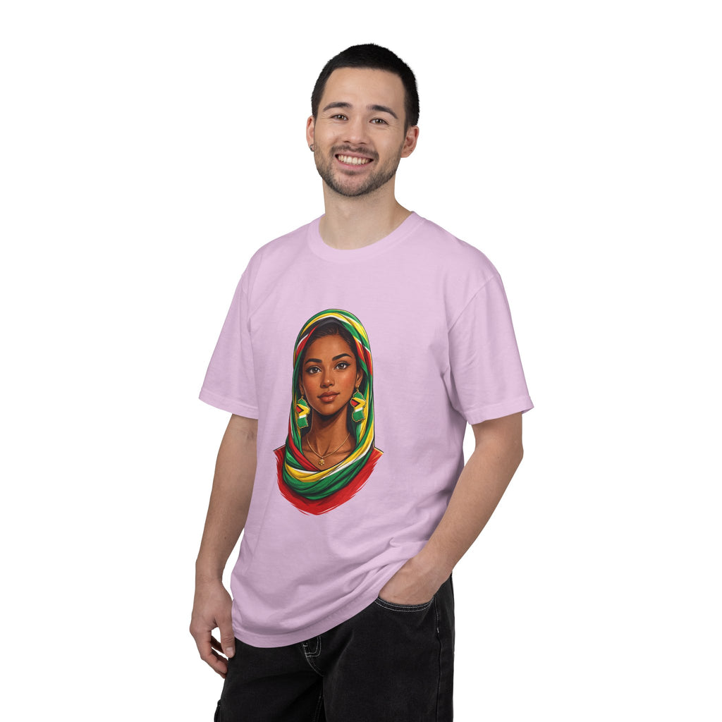 Indo Guyanese Woman Portrait with Headwrap — Unisex Tee