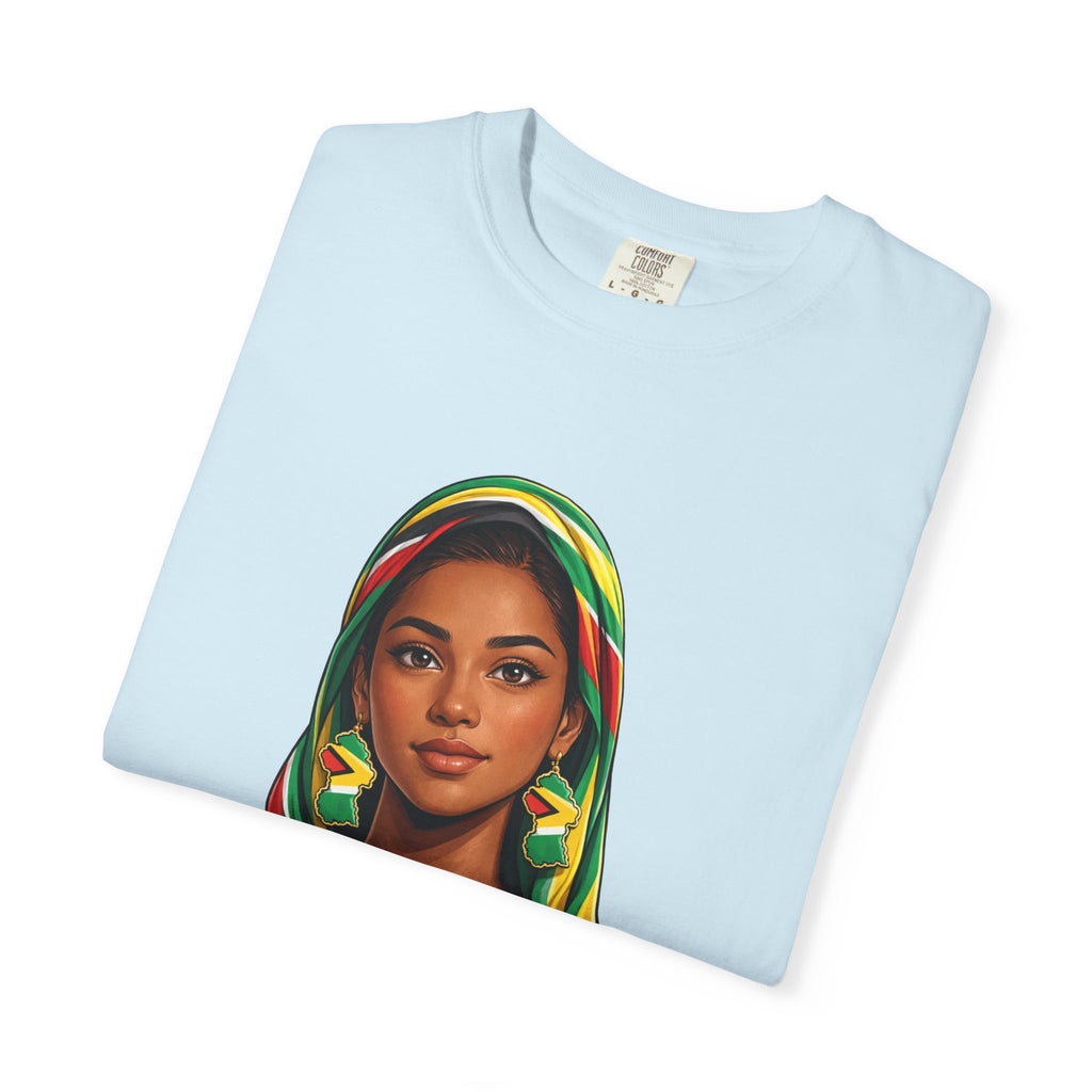 Indo Guyanese Woman Portrait with Headwrap — Unisex Tee