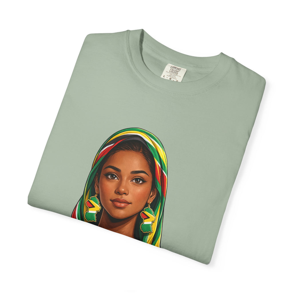 Indo Guyanese Woman Portrait with Headwrap — Unisex Tee