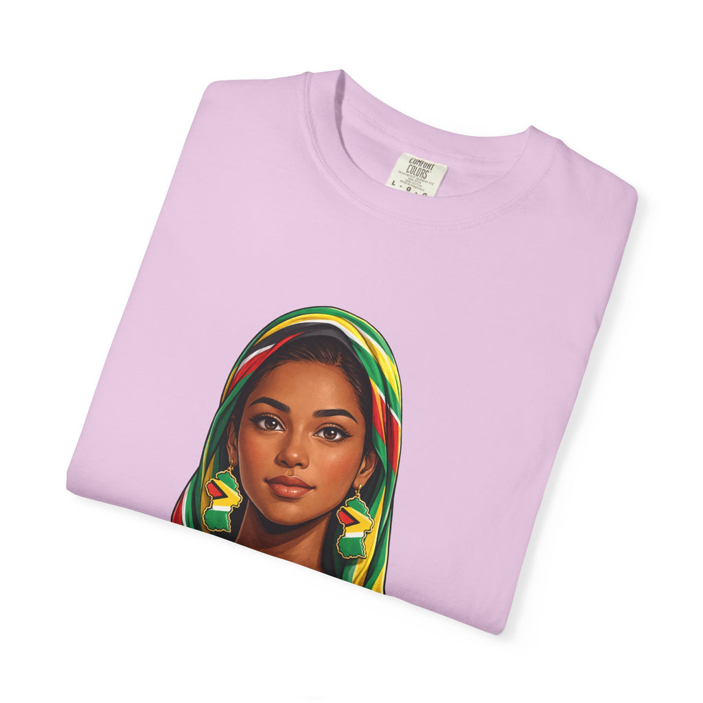Indo Guyanese Woman Portrait with Headwrap — Unisex Tee