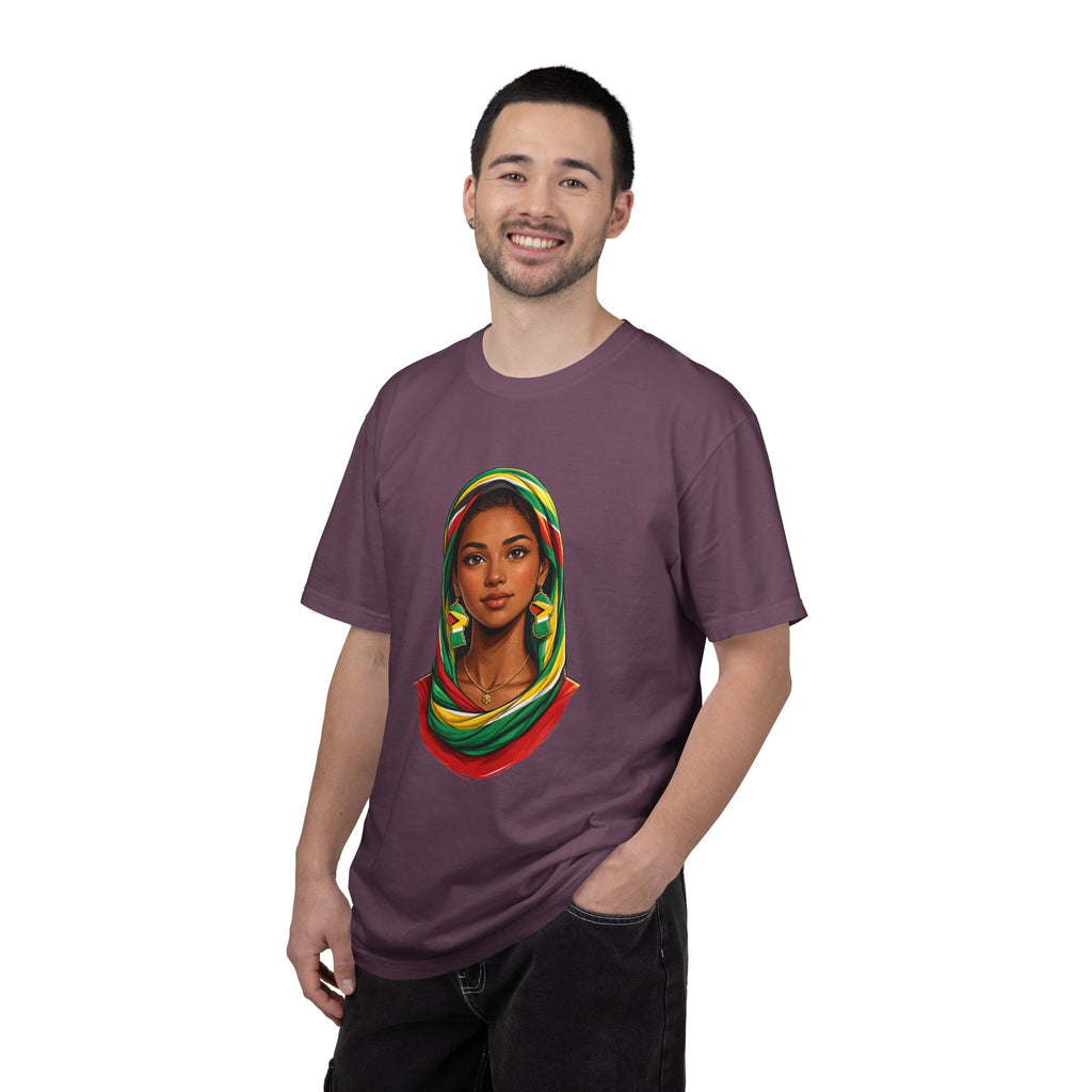 Indo Guyanese Woman Portrait with Headwrap — Unisex Tee