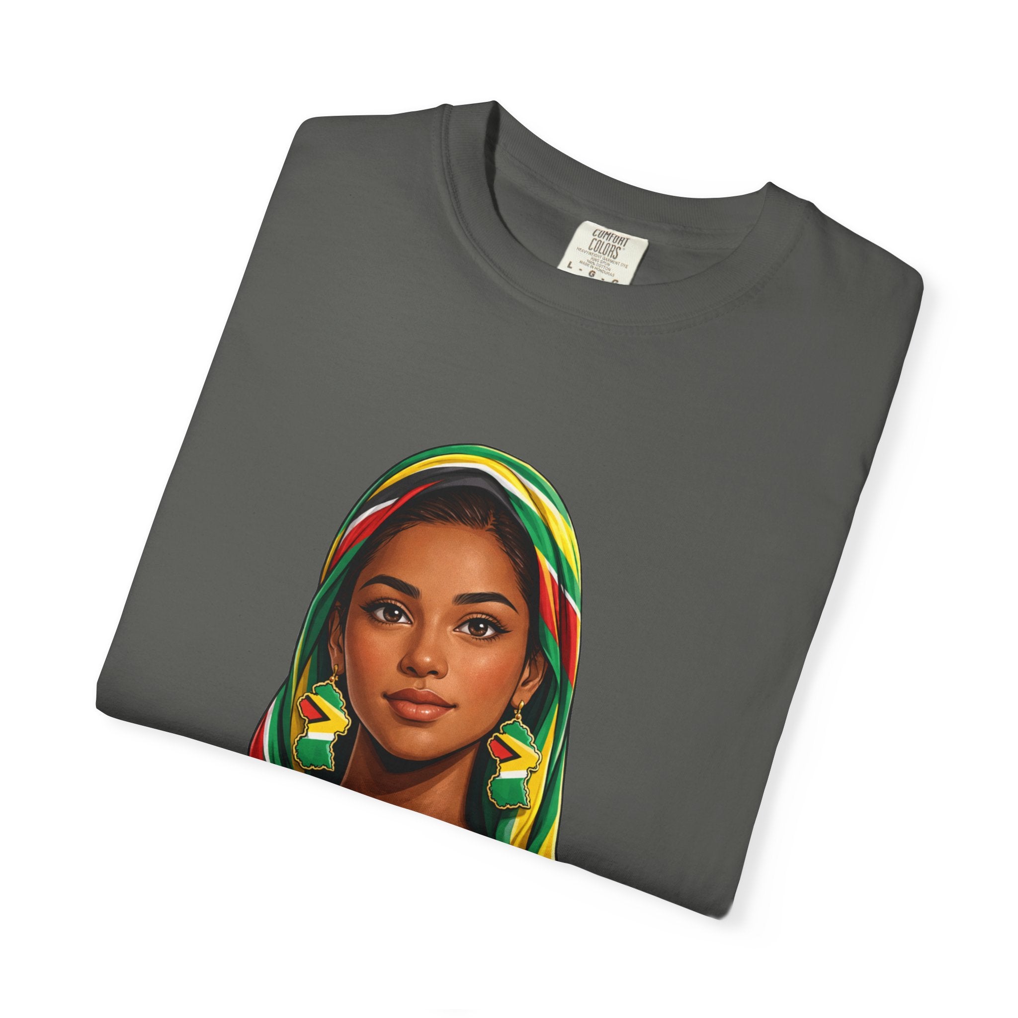 Indo Guyanese Woman Portrait with Headwrap — Unisex Tee